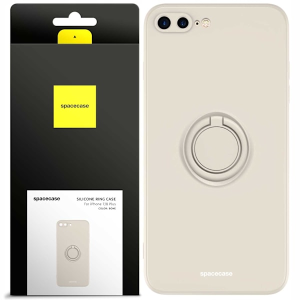 Spacecase Silikonecase Ring För Iphone 7 8 Plus Skyddsben