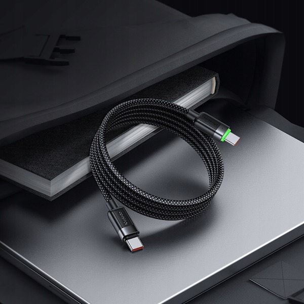 MCDODO USB-C SNABBLADDNINGSKABEL FÖR SAMSUNG APPLE USB TYP C 60W 1M LED