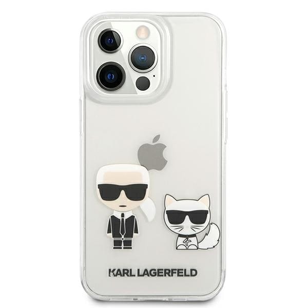 Karl Lagerfeld KLHCP13XCKTR iPhone 13 Pro Max 6,7" hårdfodral Transparent Karl & Choupette