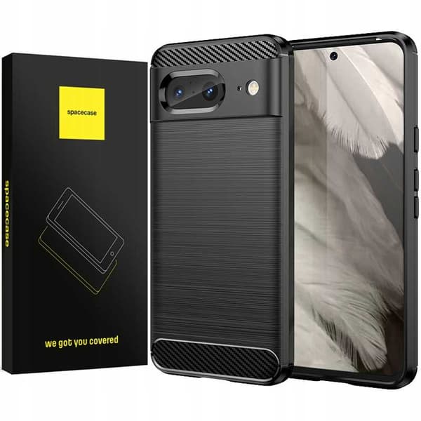 Spacecase Cover Carbon Cover För Google Pixel 8 Svart