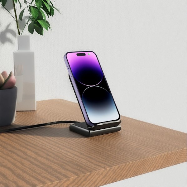 TECH-PROTECT QI15W-S2 TRÅDLØS OPLADER 15W SORT