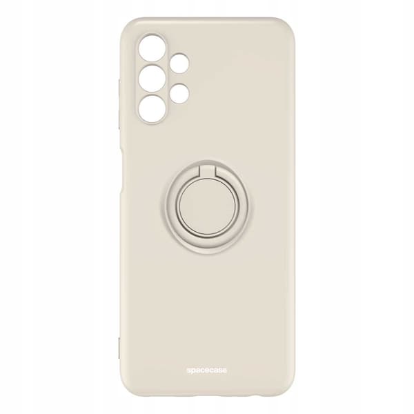 Spacecase Silikon Case Ring För Samsung Galaxy A13 4G Bone Cover