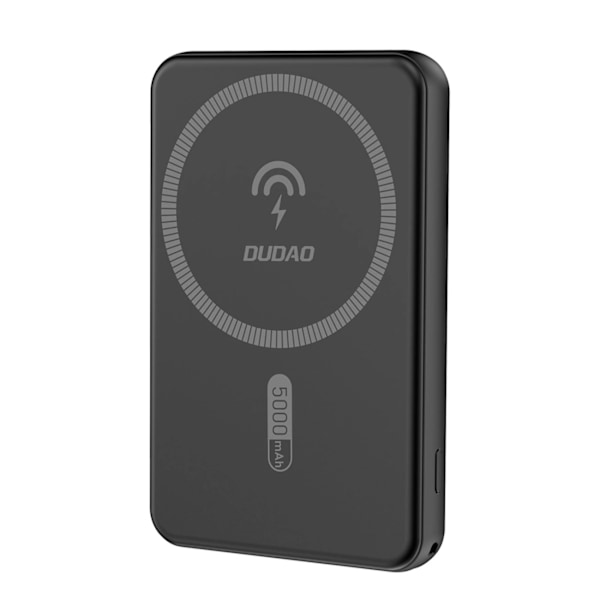 DUDAO K14S USB-C / MAGSAFE TRÅDLØS POWERBANK 20W 5000MAH - SORT