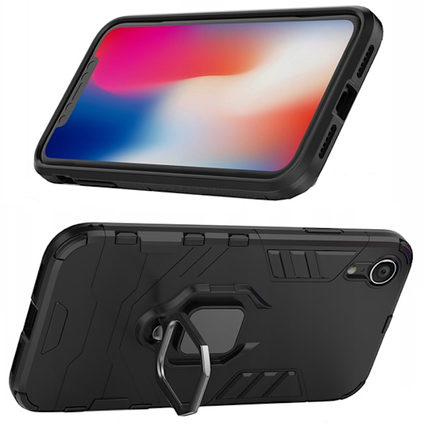 Spacecase Case Cover Till Iphone Xr Sc X-Ring Svart