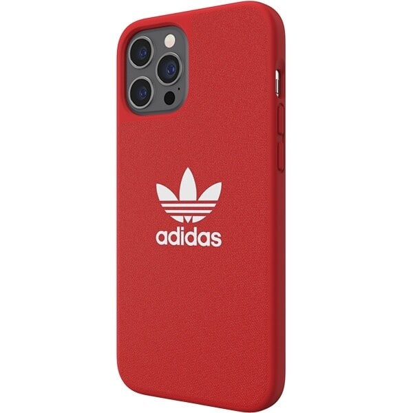 Adidas Molded Case Canvas for iPhone 12 Pro Max - rød 42270