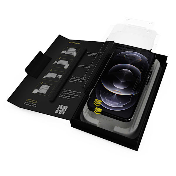 Spacecase Quickfit Härdat Glas För Iphone 12 Pro Max Protective 9H