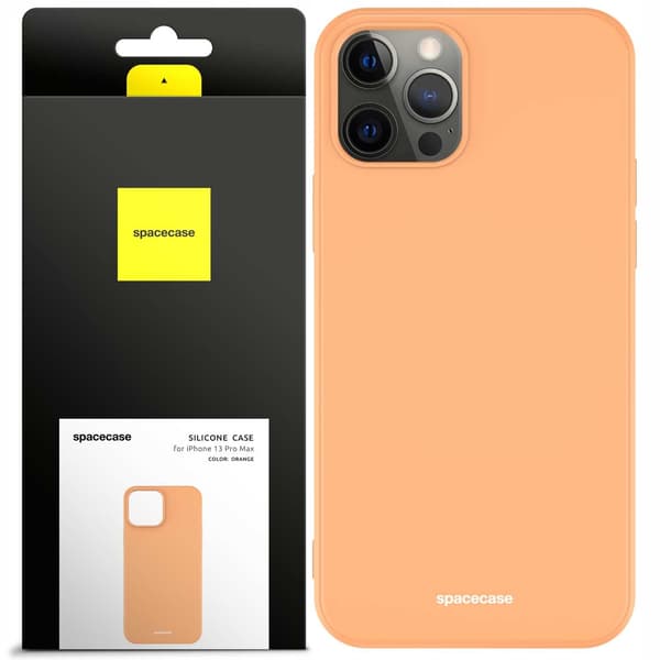 Spacecase Silikonfodral För Iphone 13 Pro Max Orange
