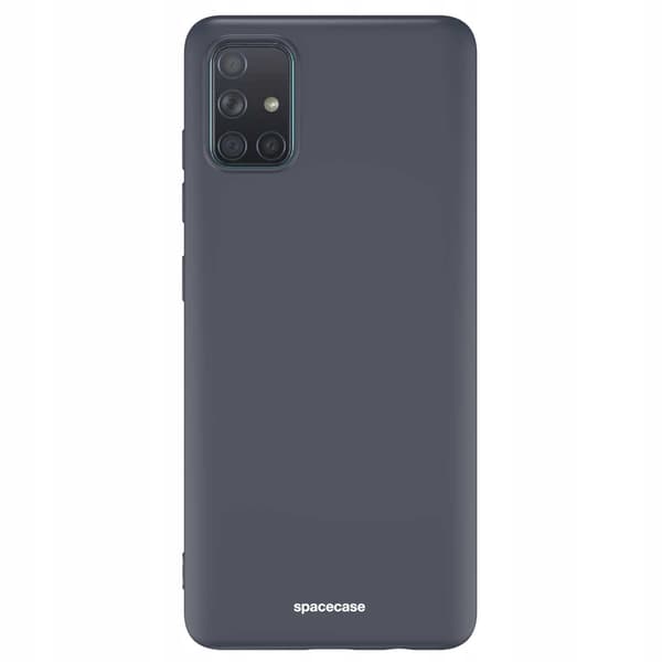 Spacecase Silikonfodral För Samsung Galaxy A51 Telefon Svart