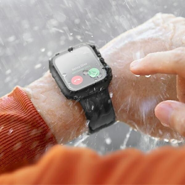 UNIQ veske Nautic Apple Watch Series 4/5/6/SE 44mm svart/svart