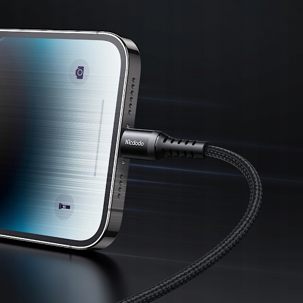 MCDODO KORT USB-C LIGHTNING SNABBLADDNINGSKABEL FÖR IPHONE 13 14 20CM