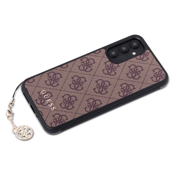 Guess GUHCSA34GF4GBR A34 5G A346 veske - Brun 4G Charms Collection