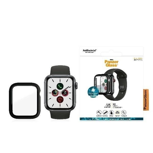PANZERGLASS FULL BODY CASE TIL APPLE WATCH 4/5/6/SE 40MM - SORT