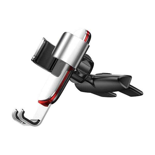 Baseus Metal Age Gravity Car Mount metall bil gravity mount for CD-spor sølv (SUYL-J0S)
