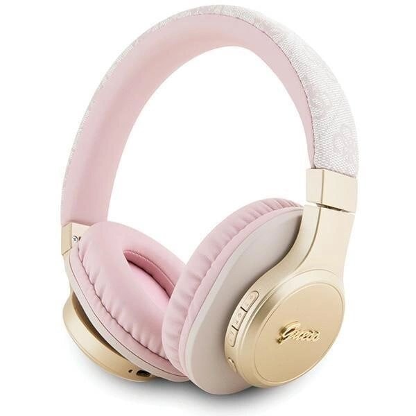 Guess 4G Script Bluetooth on-ear-hodetelefoner - rosa