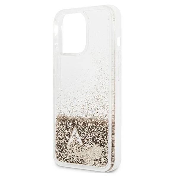 Gissa GUOHCP14LGLHFLGO iPhone 14 Pro 6.1" guld/guld hårdfodral Glitter Charms