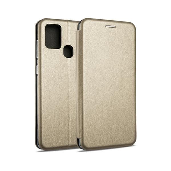 Beline Case Book Magnetisk Samsung A21s A217 guld/guld