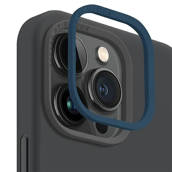 UNIQ Lino Hue iPhone 14 Pro 6.1 deksel Magclick Lader grå/karbon grå