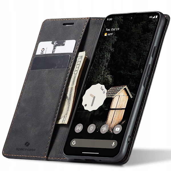 Spacecase Case Cover Till Google Pixel 9 Pro Xl Svart