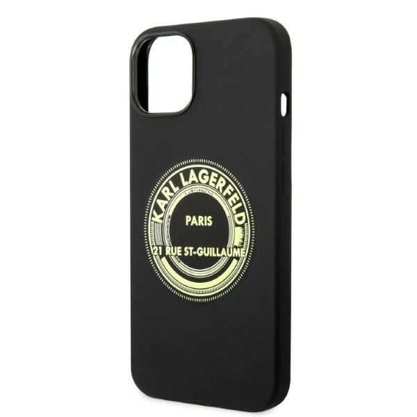 KARL LAGERFELD SILIKONE RSG ETUI TIL IPHONE 14 PLUS - SORT