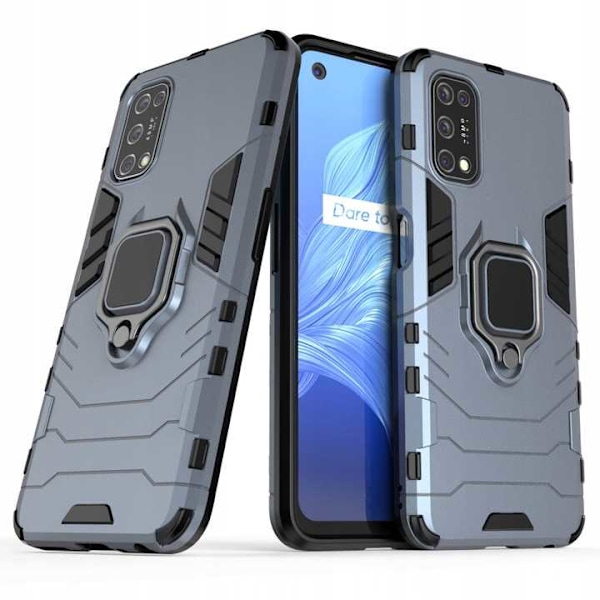 Spacecase Case Cover För Realme 7 5G X-Ring Blå