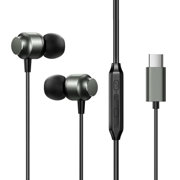 Joyroom JR-EC06 USB-C øretelefoner - grå