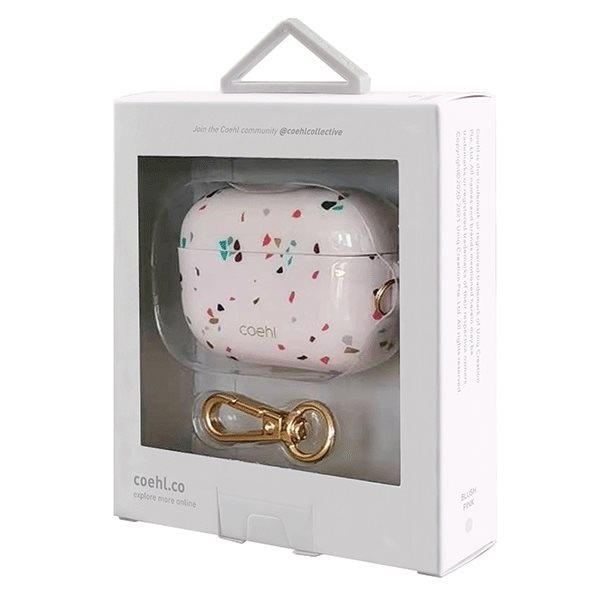 UNIQ Coehl Terrazzo AirPods Pro fodral rosa/blush pink