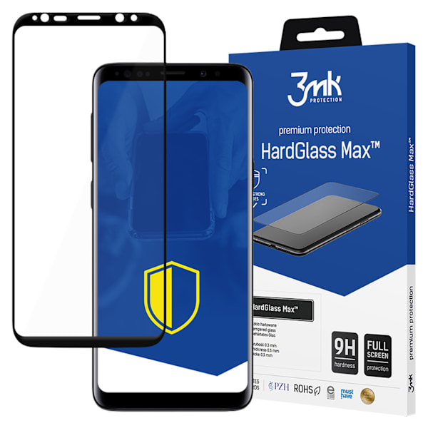 SAMSUNG GALAXY S9 SORT - 3MK HARDGLASS MAX