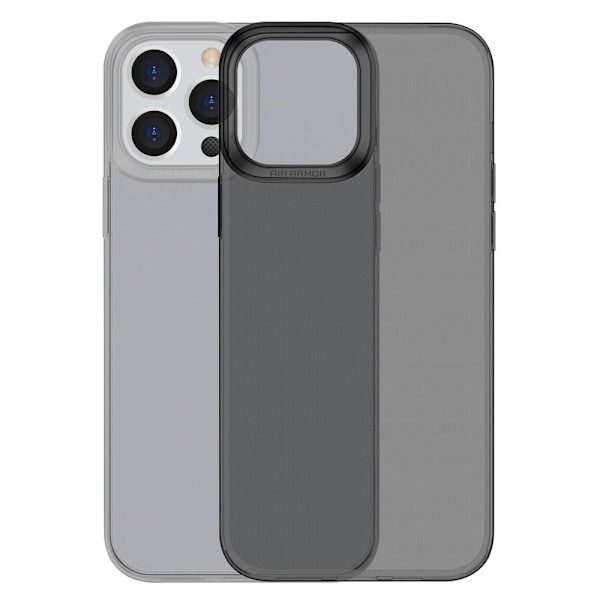 Baseus Simple Series deksel gjennomsiktig gelédeksel for iPhone 13 Pro svart (ARAJ000401)