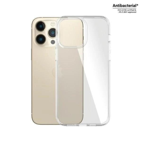 PANZERGLASS HARDCASE ANTIBAKTERIEL MILITARY GRADE CERTIFICERET ETUI TIL IPHONE 14 PRO MAX - GENNEMSIGTIG