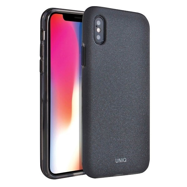 UNIQ LITHOS ETUI TIL IPHONE XS MAX - SORT