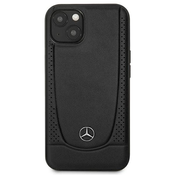 MERCEDES LÆDER URBAN COVER TIL IPHONE 14 PLUS - SORT