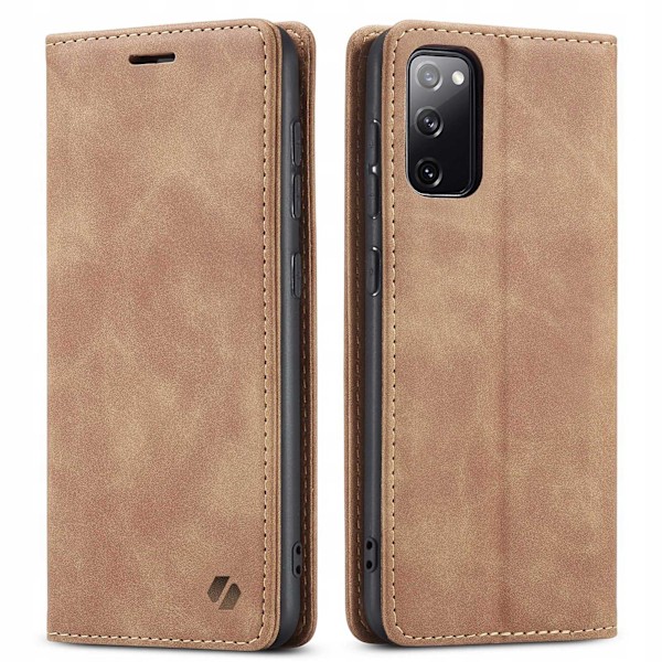 Spacecase Pålånsfodral För Galaxy S20 Fe Brunt Skydd