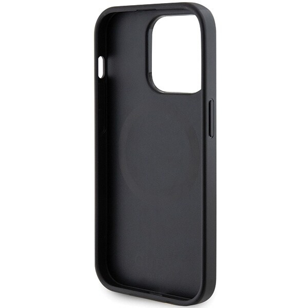 Guess GUHMP14XPSAHMCK-deksel til iPhone 14 Pro Max 6.7 - Svart Saffiano MagSafe