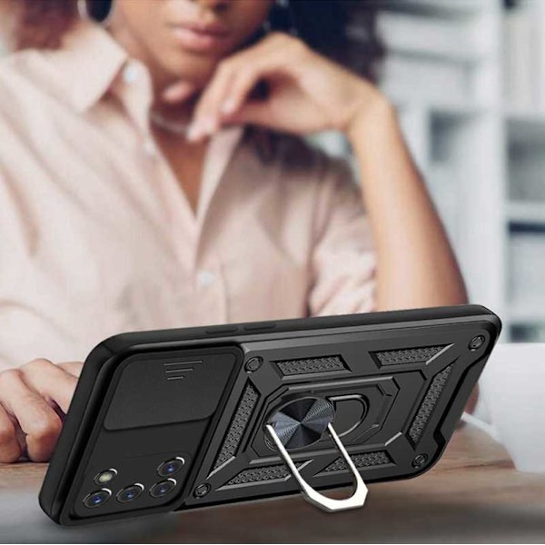 Spacecase-Fodral För Oppo A52 A72 Svart Sc Camring