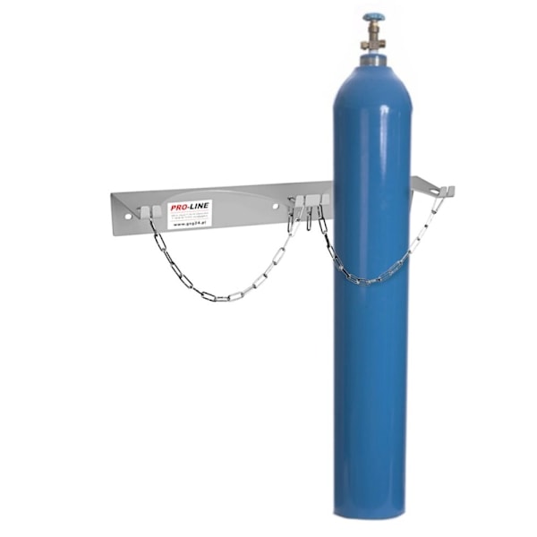 Veggholder for 2 gassflasker, diameter maks 250 mm PRO-LINE flasker