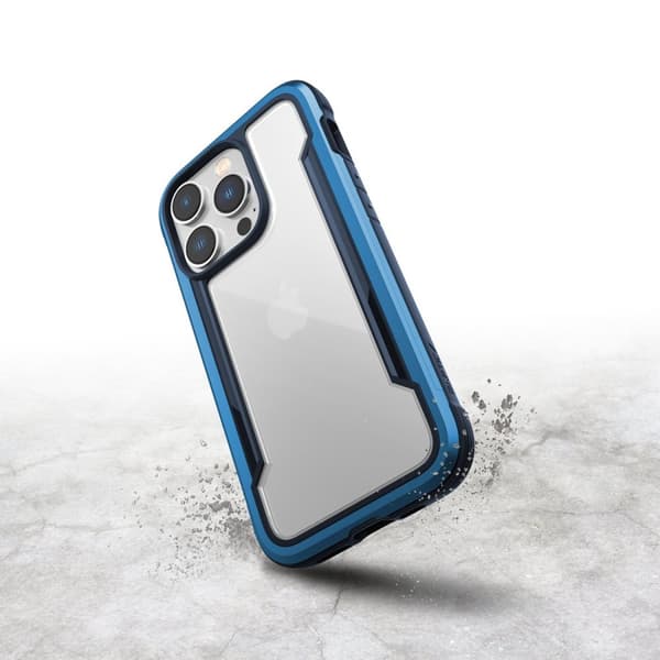 Raptic X-Doria Shield Deksel iPhone 14 Pro pansret deksel blå