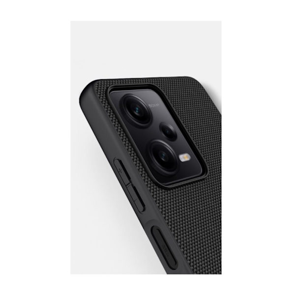 Nillkin Textured Case for Xiaomi Redmi Note 12 Pro+ forsterket nylonskall, svart