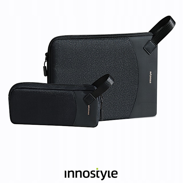 INNOSTYLE SET LAPTOPVÄSKA 14 VATTENTÄT + GADGETFODRAL SVART