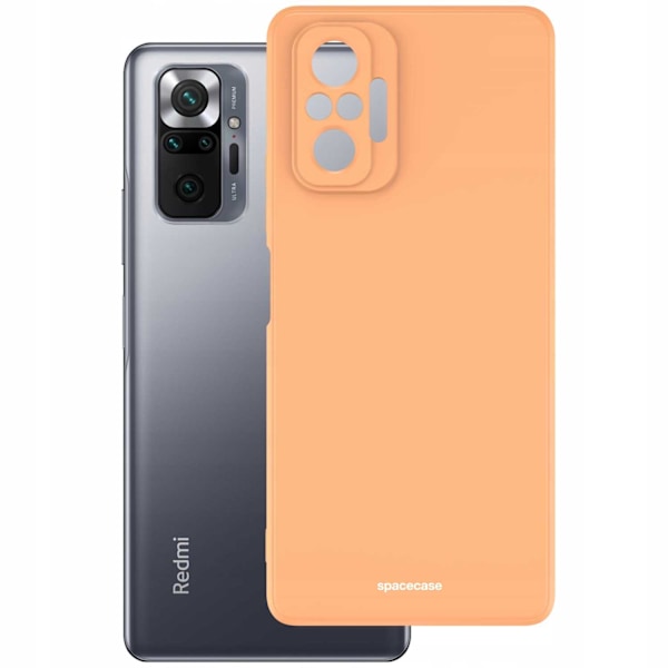 Spacecase Silikonfodral För Xiaomi Redmi Note 10 Pro Orange