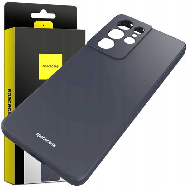 Spacecase Silikonecase Till Galaxy S21 Ultra Black Case