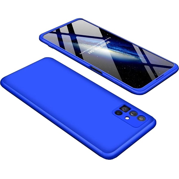 GKK CASE CASE HOUSING FRONT + BAG TIL SAMSUNG GALAXY M51 BLUE