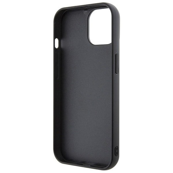 Karl Lagerfeld 3D Rubber Multi Logo beskyttelsesdeksel til iPhone 15 - svart