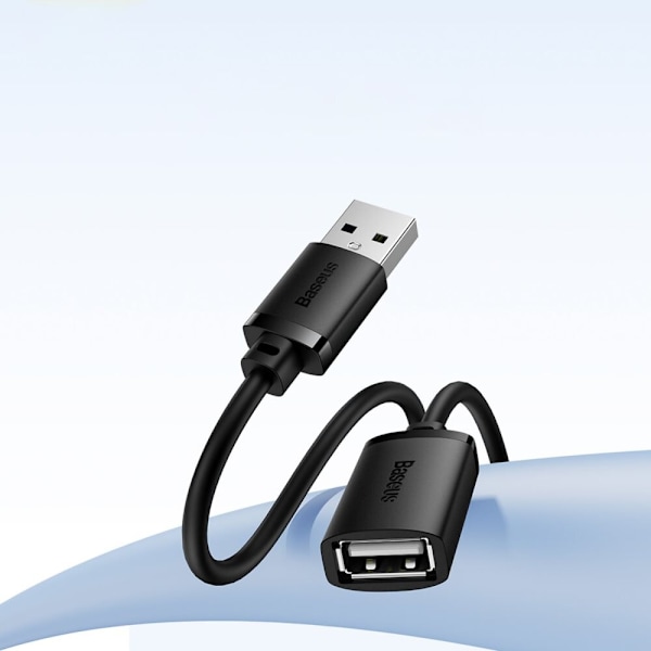 Baseus AirJoy Series USB 2.0 förlängningskabel 0,5m - svart