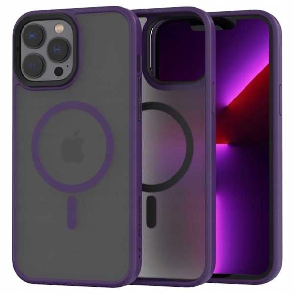 Spacecase Hybrid Case För Iphone 13 Pro Max För Magsafe Lila