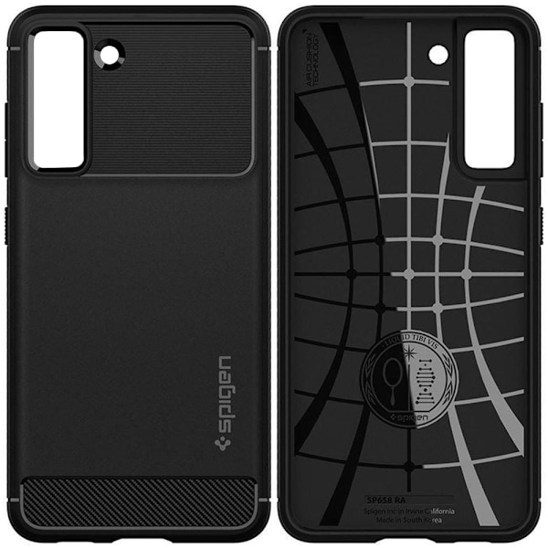 SPIGEN RUGGED ARMOR GALAXY S21 FE MATT SVART