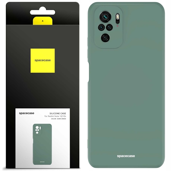 Spacecase Silikonfodral För Xiaomi Redmi Note 10 10S Green