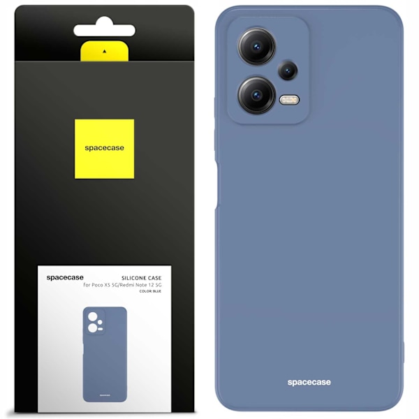 Spacecase Silikonfodral För Poco X5 5G Redmi Note 12 5G Blå