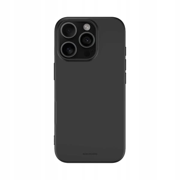 Spacecase Silikonfodral Till Iphone 16 Pro Svart Skydd