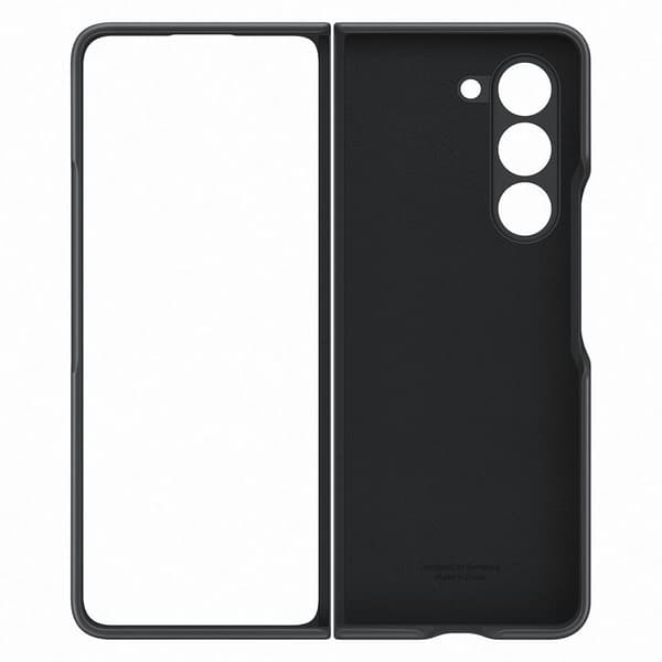 ØKO-LÆDER ETUI TIL SAMSUNG GALAXY Z FOLD 5 - SORT