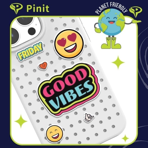 Pinit Emoji Pins för Pinit Case Pattern 3
